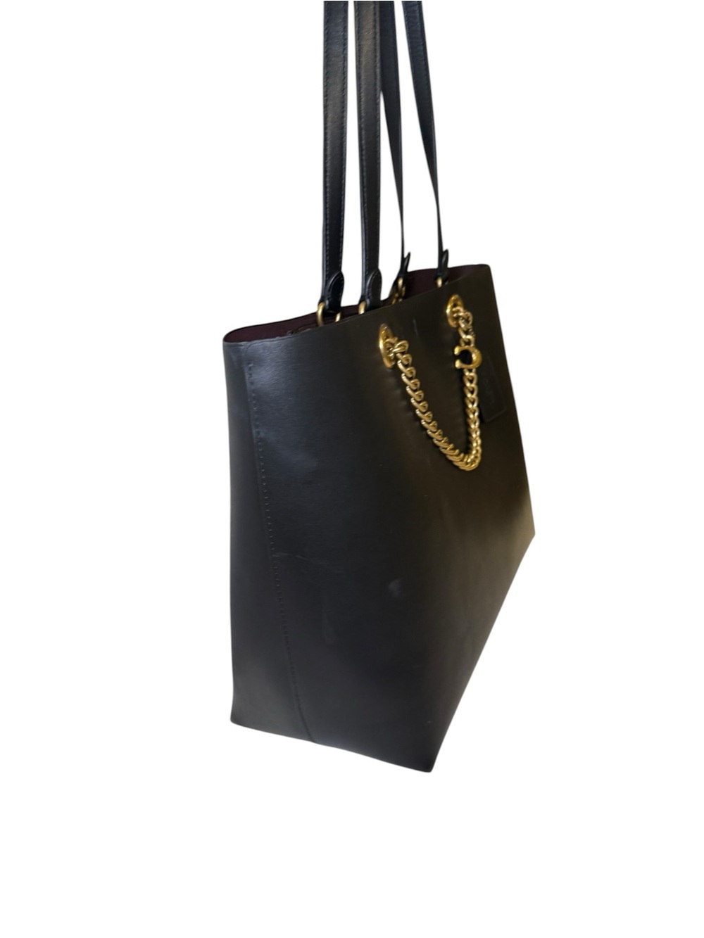 Nut 🥜 Coach Signature Chain Central Tote - Picture 4 of 10